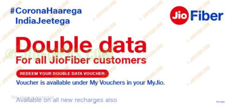 Jiofiber Double Data (UPDATED)