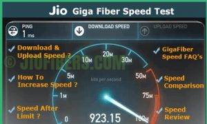 Jiofiber Real Speed and details 100M ,250M ,500M ,1Gbps