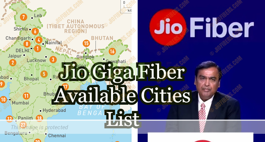 Jio fiber availability check 2021 (New Cities List )